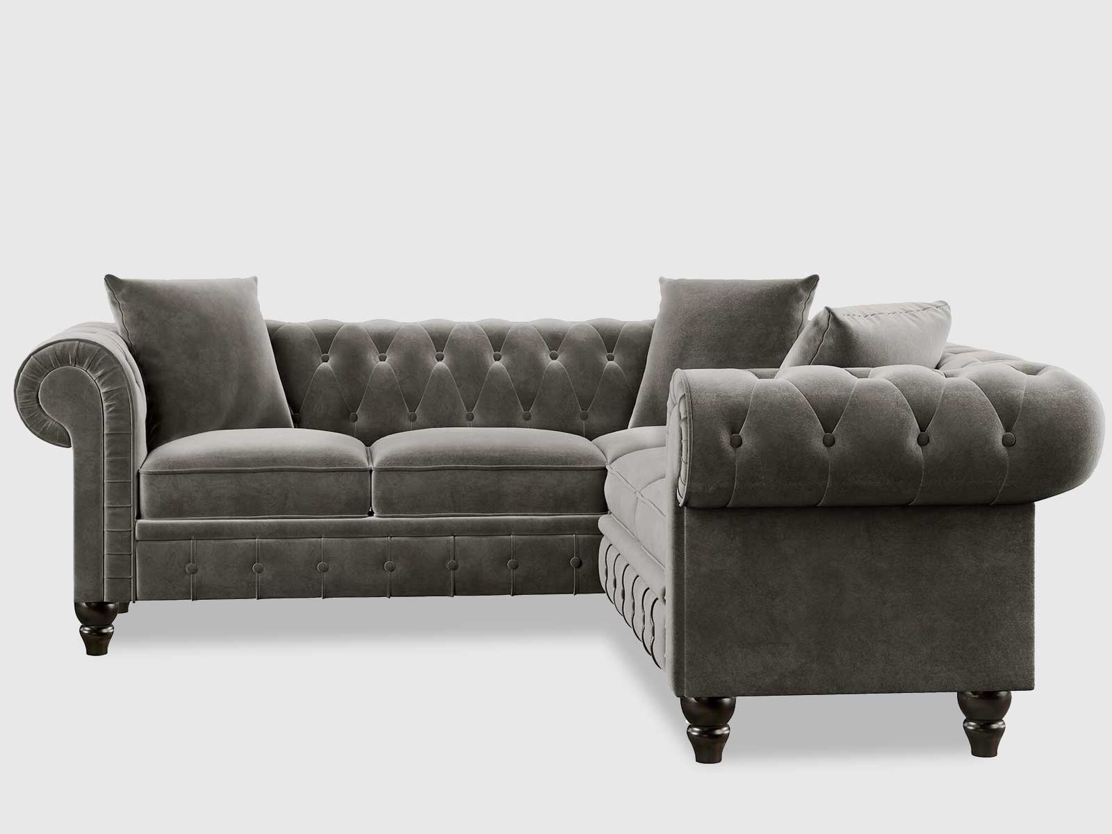 Duraster Chesterfield Vintage Sectional Sofa #61 - Image 4