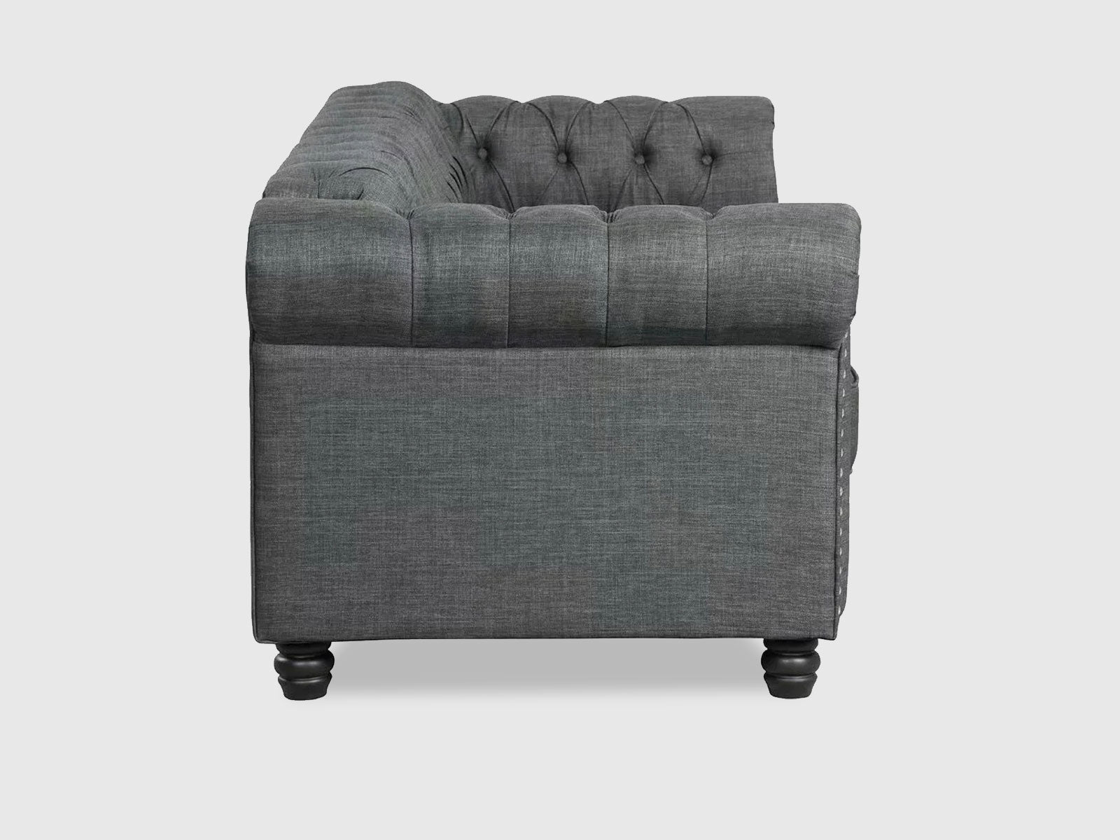Duraster Chesterfield Vintage Three Seater Sofa #53 - Image 4
