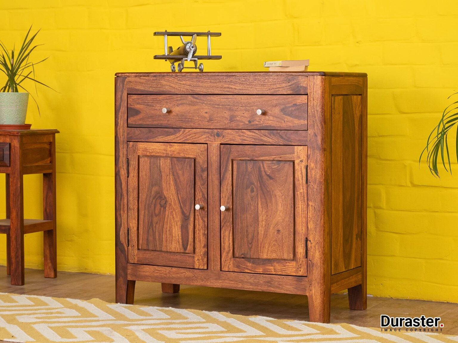 Ummed Sheesham wood Elegant Sideboard Cabinet #3 - Duraster