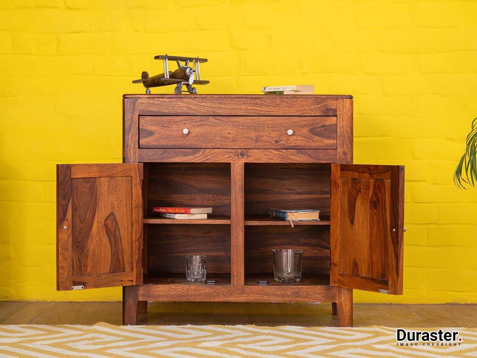 Ummed Sheesham wood Elegant Sideboard Cabinet #3 - Duraster
