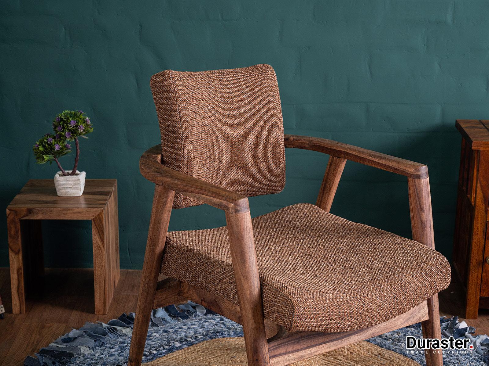 Hawkin Solid Sheesham wood Arm Chair #2 - Duraster