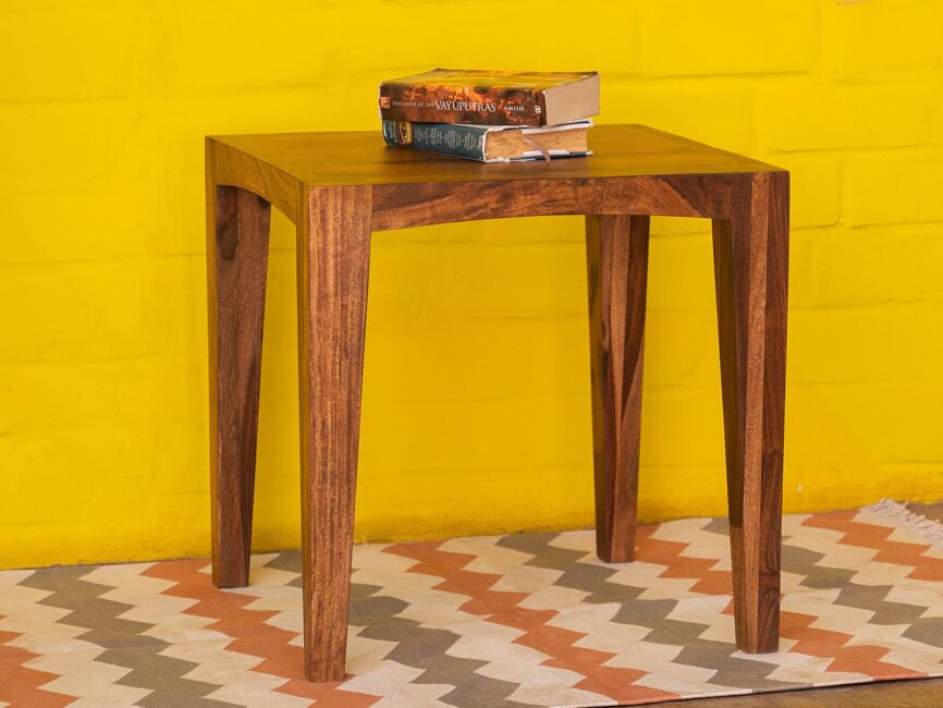 Hawkin Solid Wood Side Table #1 - Duraster