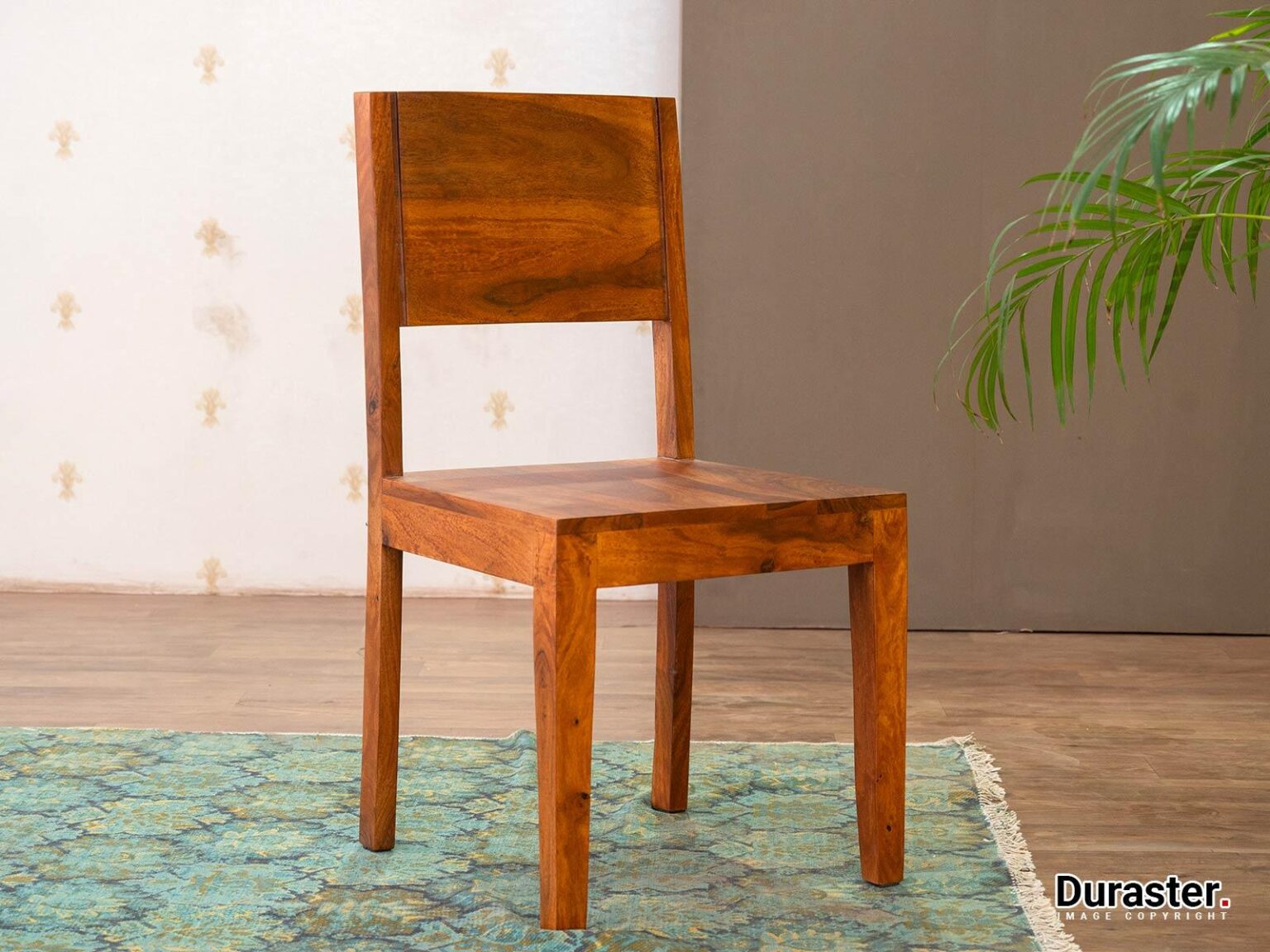 Heritage Modern Sheesham Wood Dining Chair #1 - Duraster
