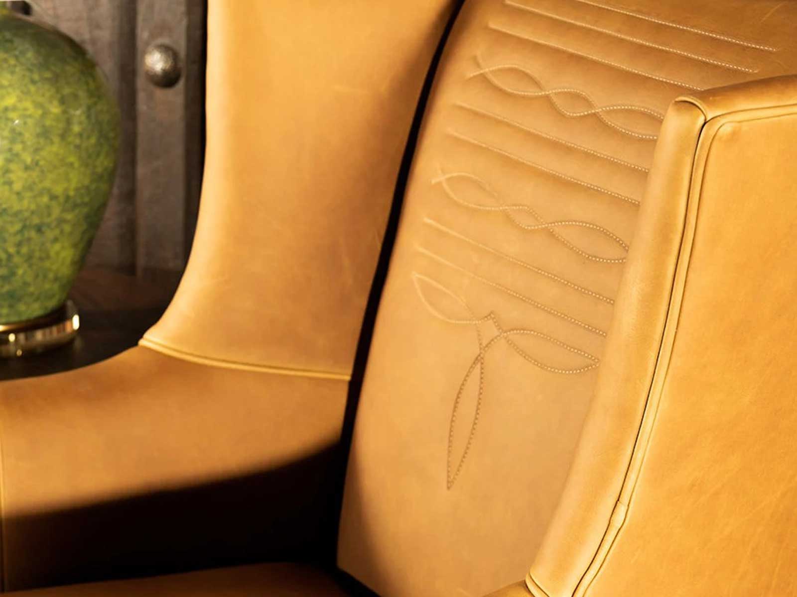 Duraster Single Seater Leather Armchair (Tan Brown) - Image 4