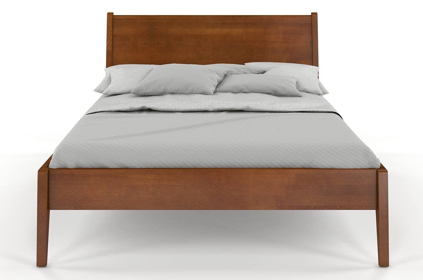Preyas Mango wood Teak Finish Wooden Bed #2 - Duraster