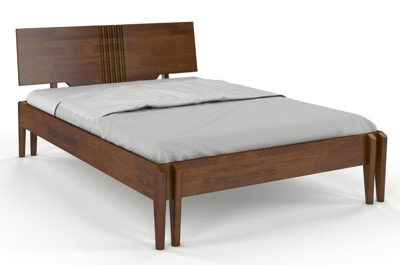 Preyas Mango wood Teak Finish Wooden Bed #15 - Duraster