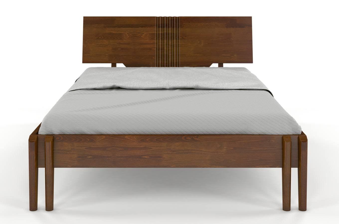 Preyas Mango wood Teak Finish Wooden Bed #15 - Duraster