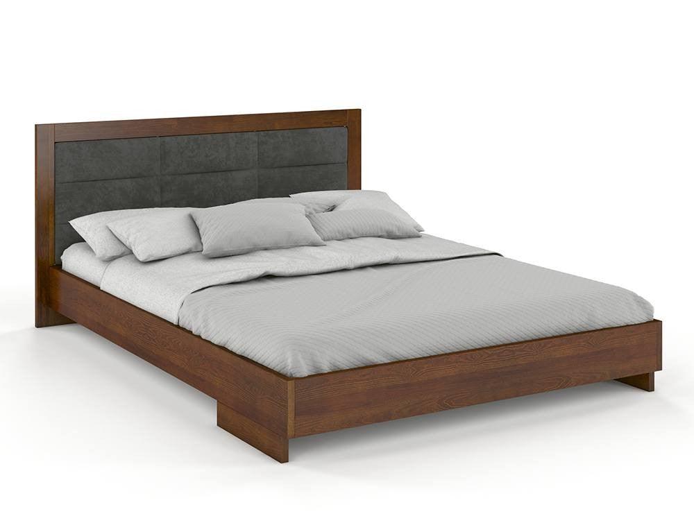 Preyas Mango wood Teak Finish Upholstred Storage Wooden Bed #20 - Duraster