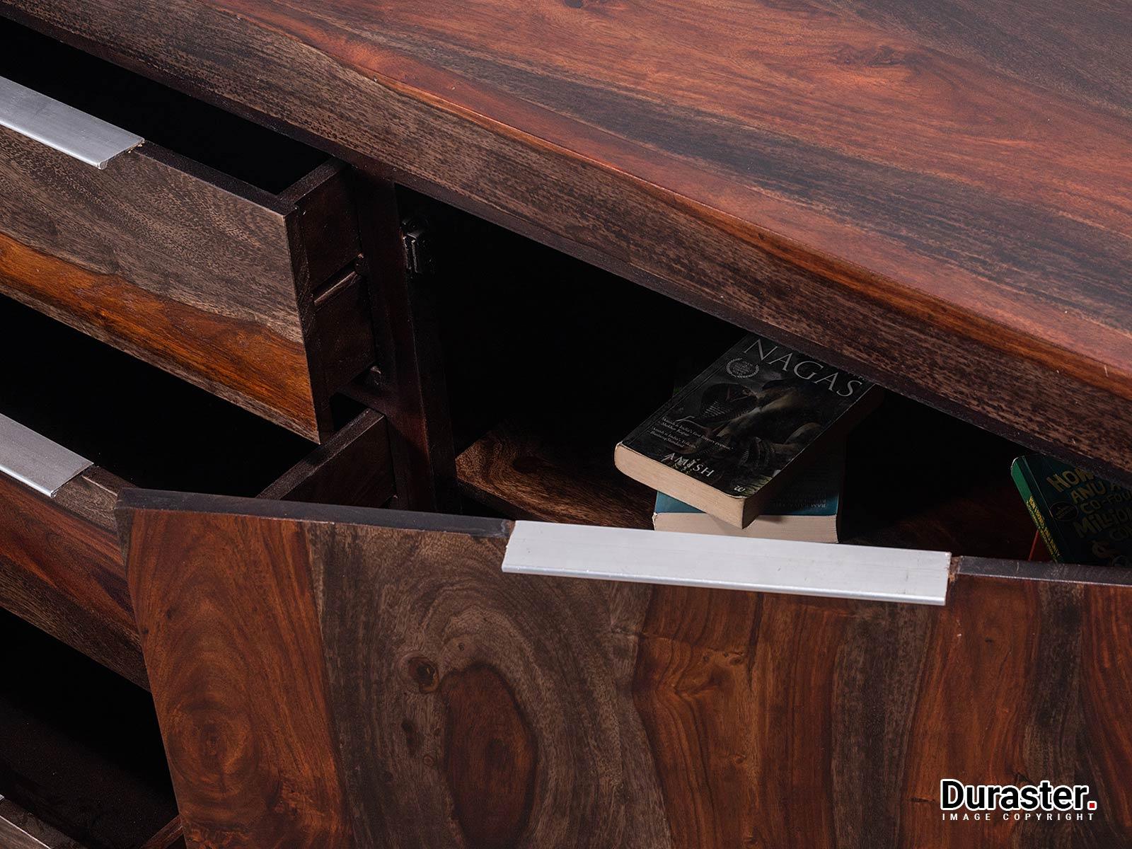 Marvel Modern Sheesham wood Chest of Drawers Cabinet #2 - Duraster