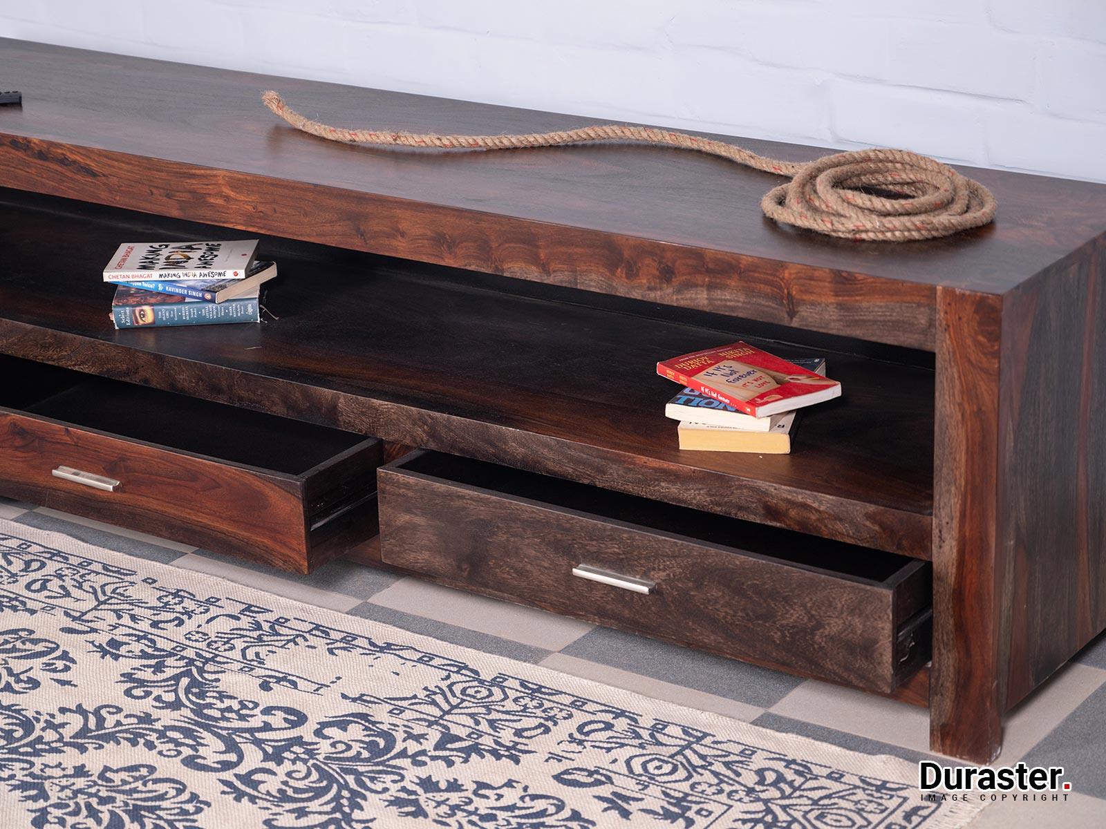 Marvel Solid Sheesham wood TV Unit #6 - Duraster