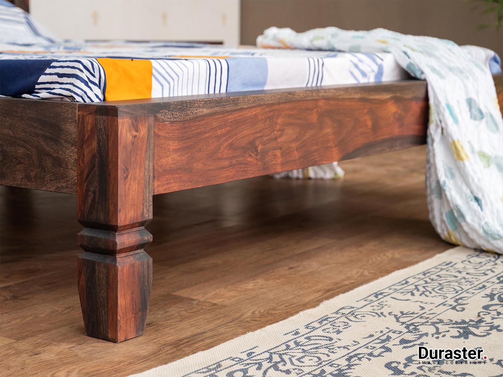 Marvel Modern Solid Wood Queen Size Bed #3 - Duraster