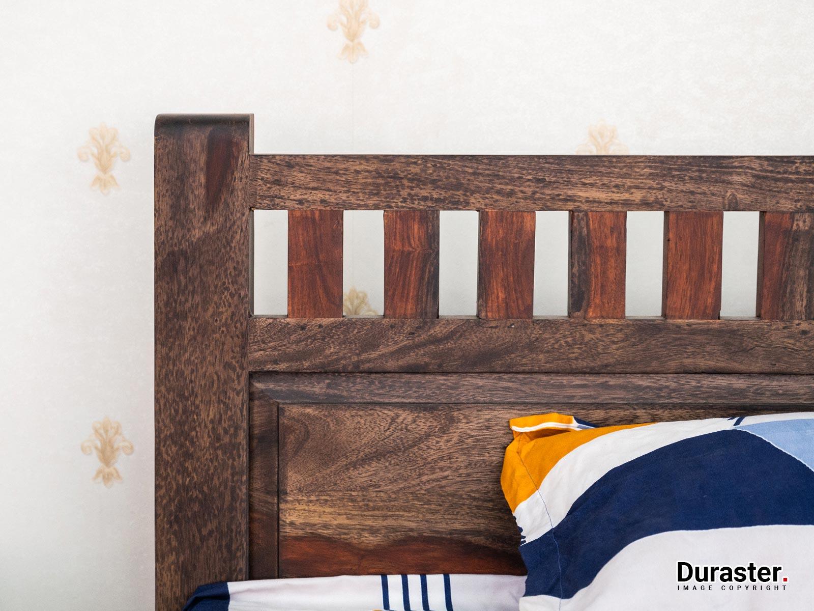 Marvel Modern Solid Wood Queen Size Bed #3 - Duraster
