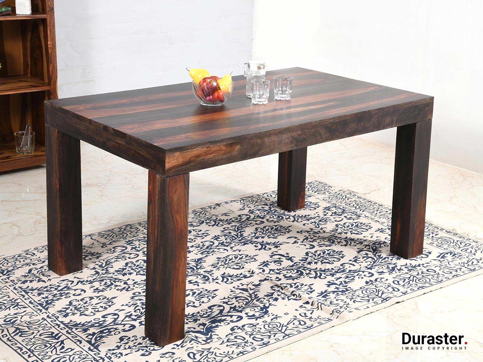 Marvel Modern Sheesham Dining Set with Cushioned Chairs (4, 6 & 8 Seater) #1 - Duraster
