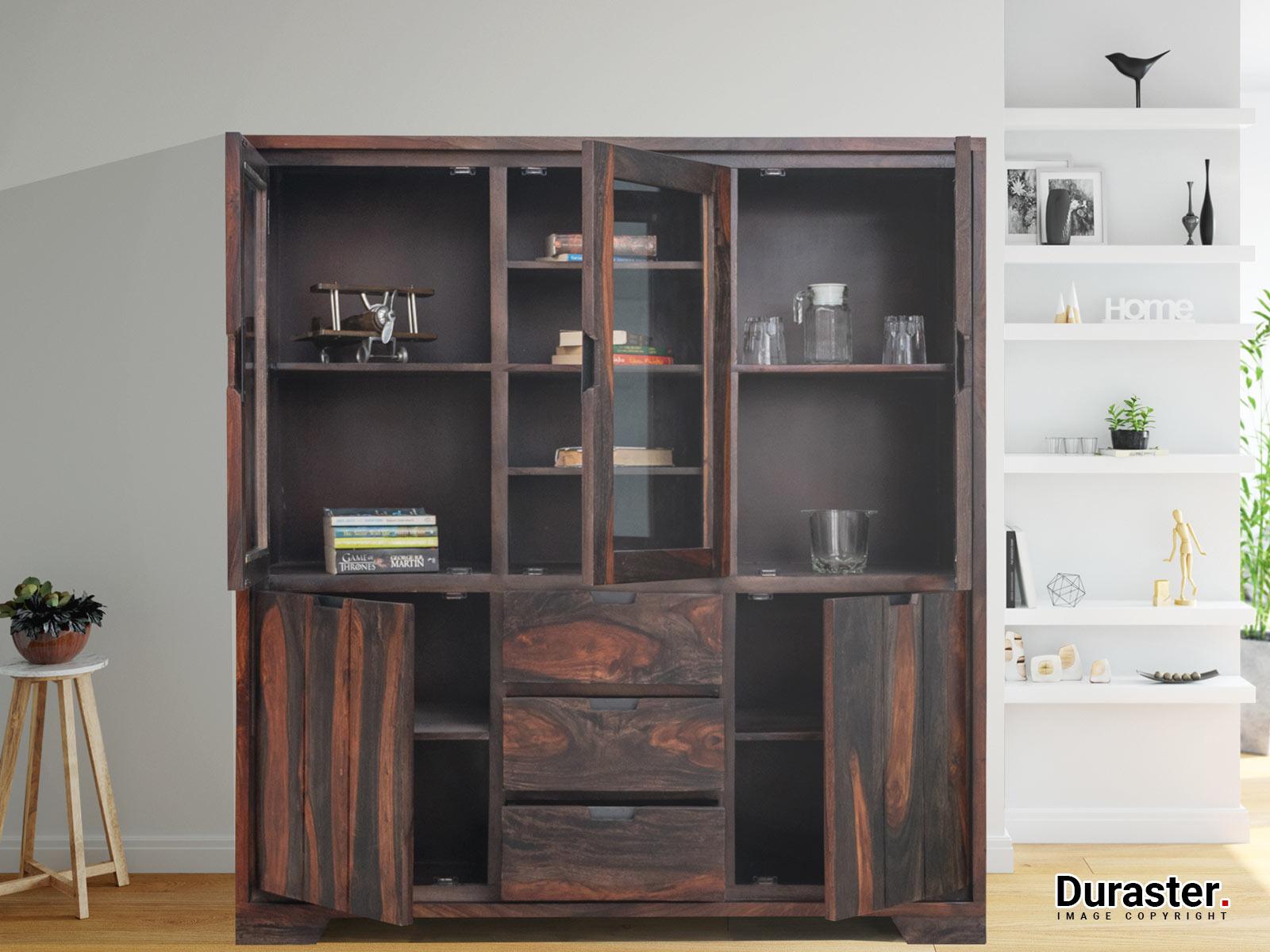 Marvel Solid Sheesham Wooden Cabinet#1 - Duraster