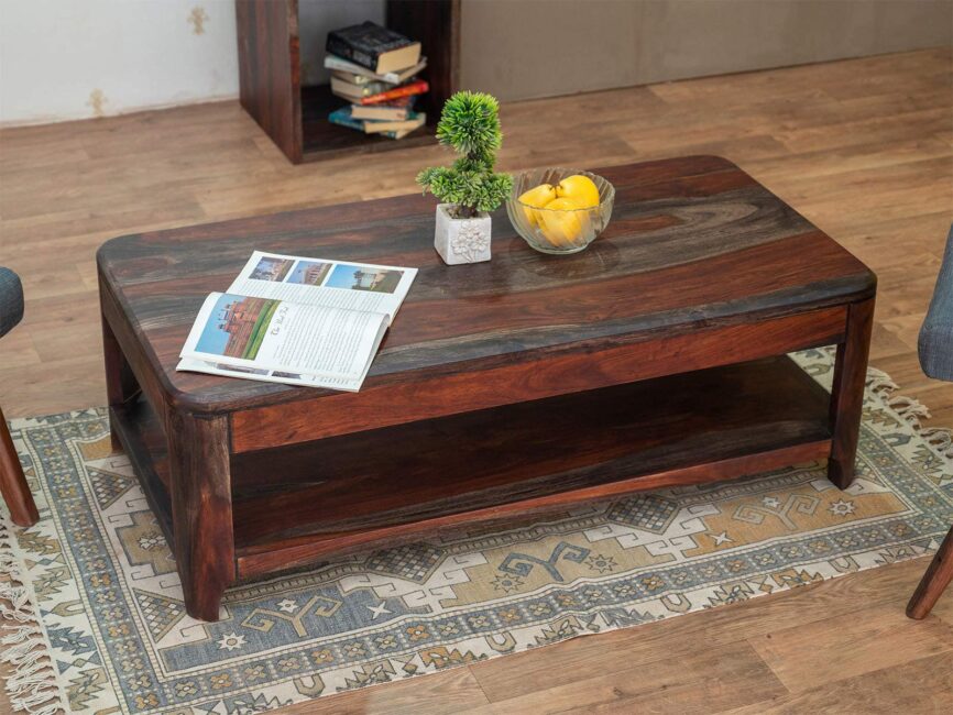 Marvel Solid Sheesham wood Coffee table#3 - Duraster