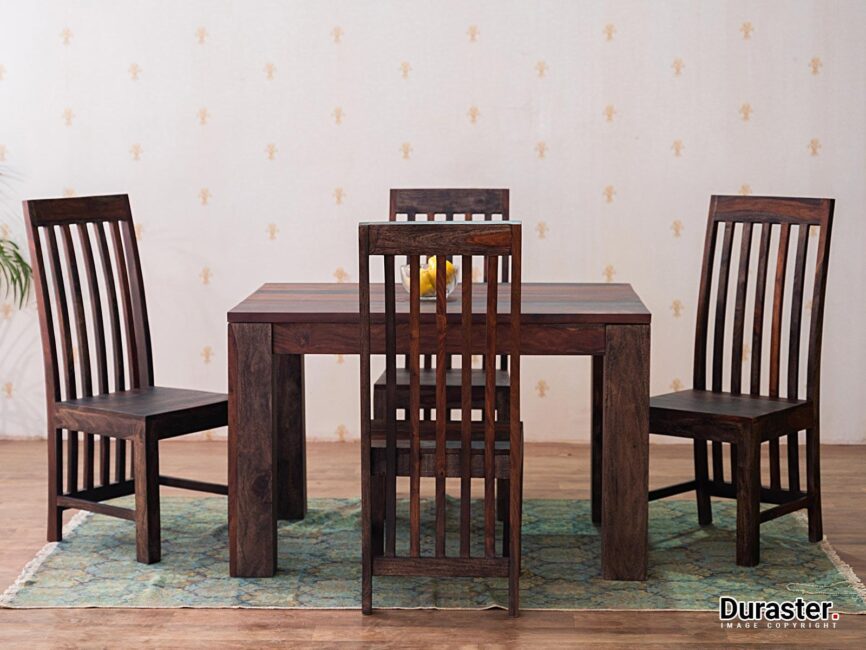 Marvel Modern Sheesham wood Dining Set #4 - Duraster