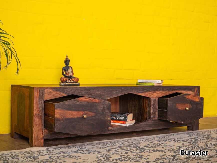 Marvel Sheesham Modernly Compact TV Unit #7 - Duraster