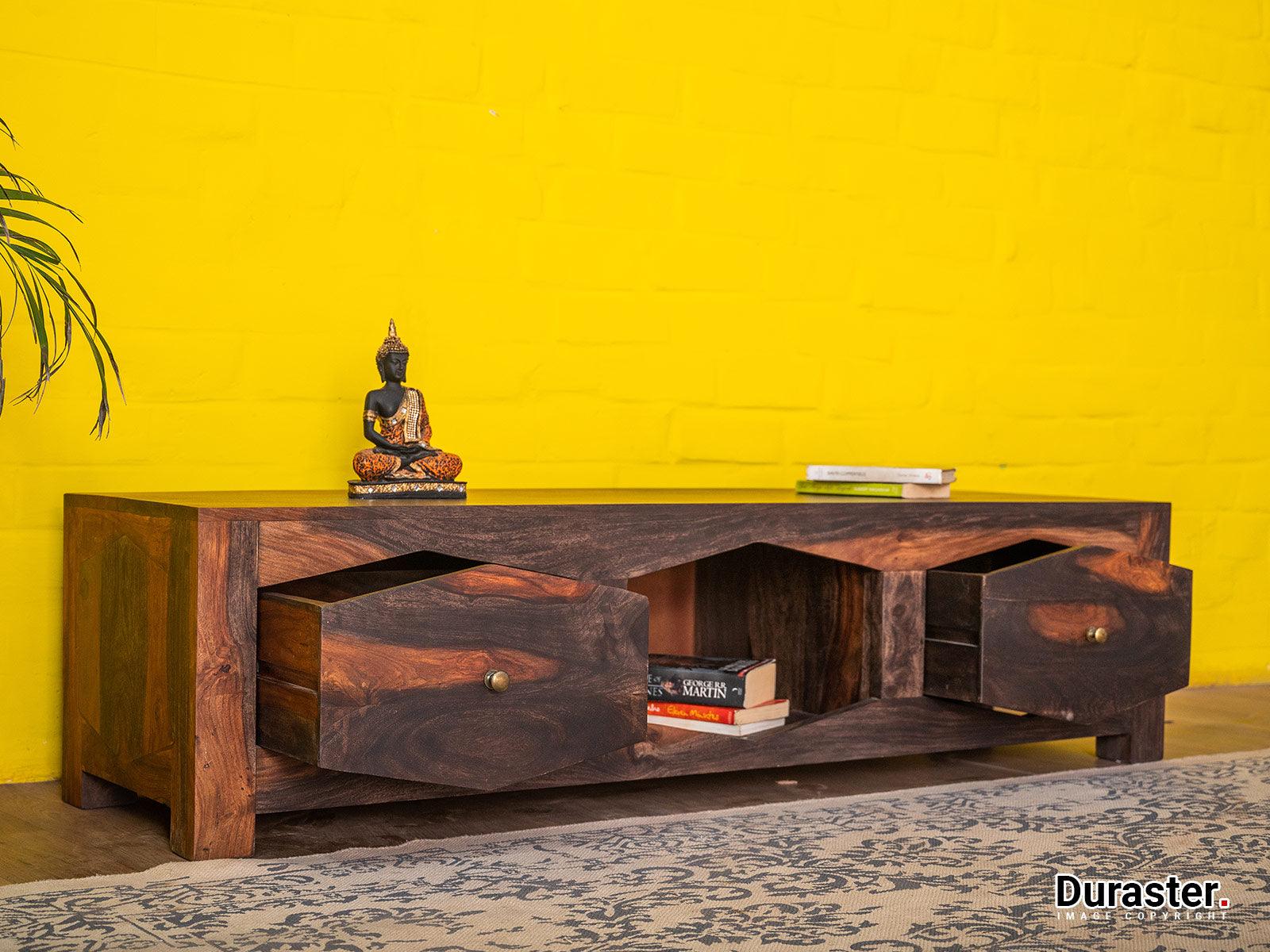 Marvel Sheesham Modernly Compact TV Unit #7 - Duraster