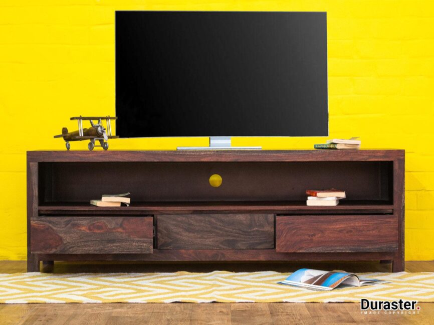 Marvel Modern Sheesham wood TV and Entertainment Unit #9 - Duraster
