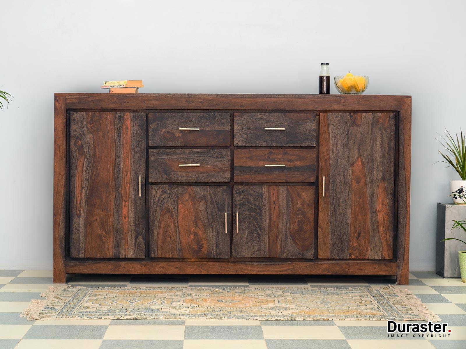 Marvel Modern Sheesham wood Sideboard Cabinet#5 - Duraster