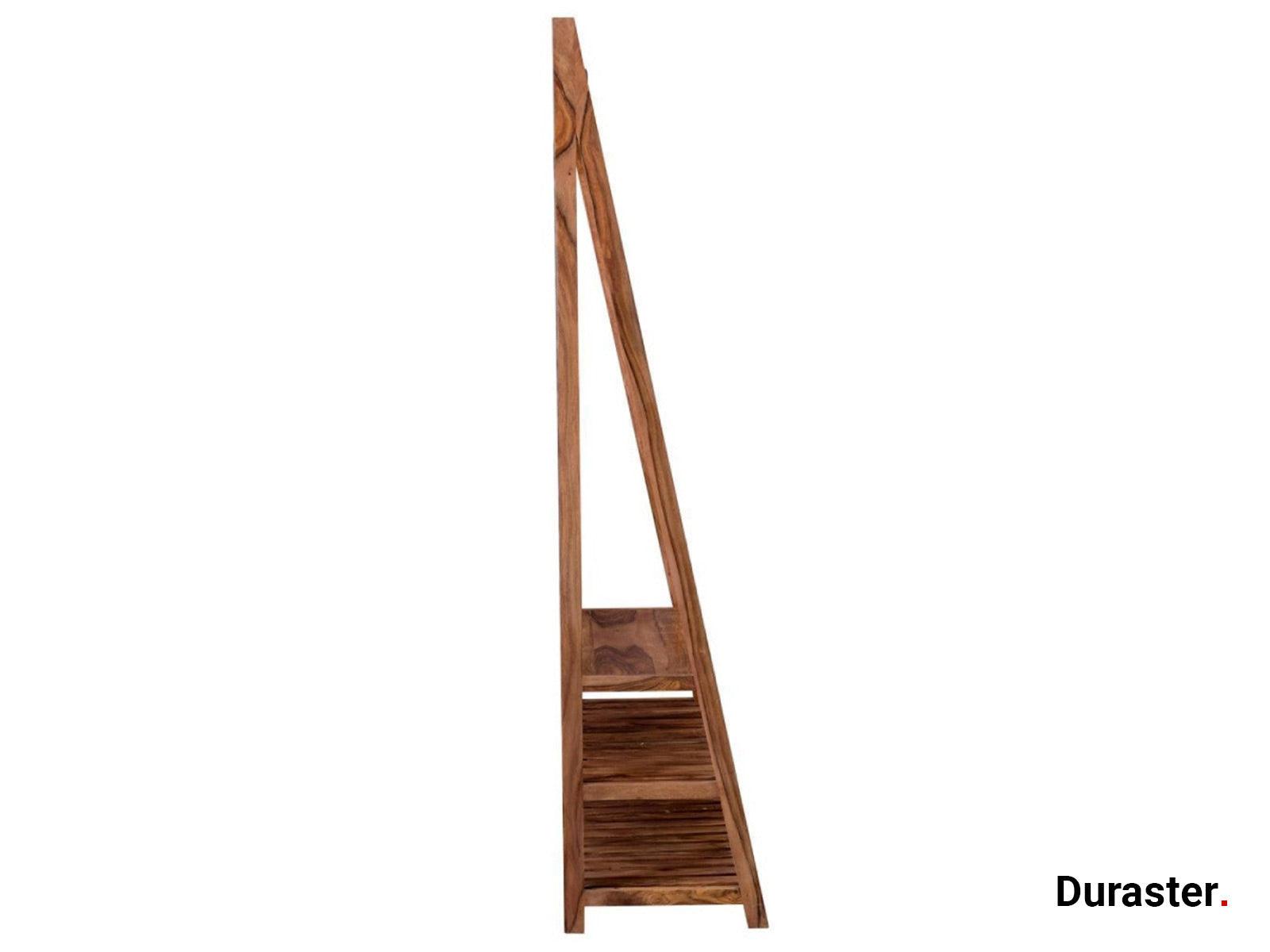 Mehran Contemporary Sheesham Wood Coat Hanger / Shoe Stand #3 - Duraster