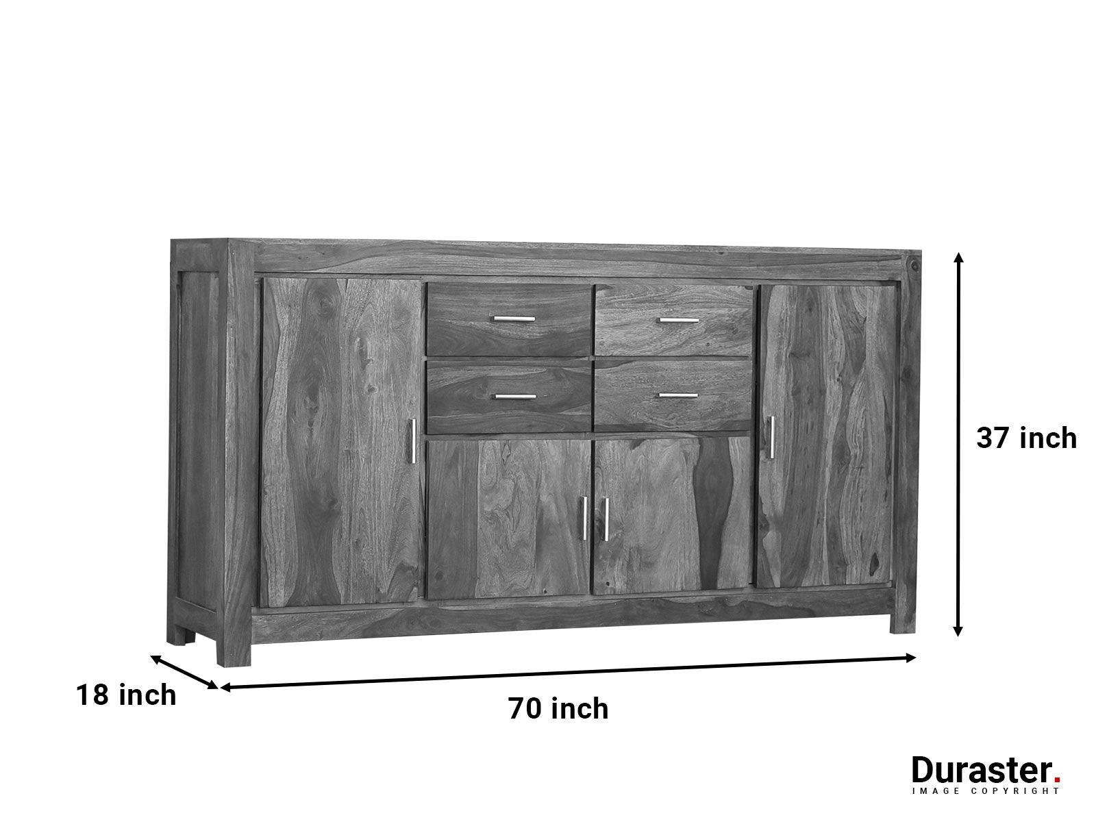 Metro Elegant Sheesham Sideboard Cabinet #2 - Duraster