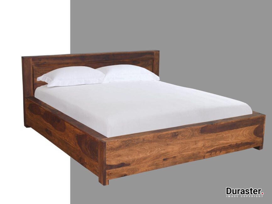 Metro Modern Sheesham wood Storage Bed #1 - Duraster
