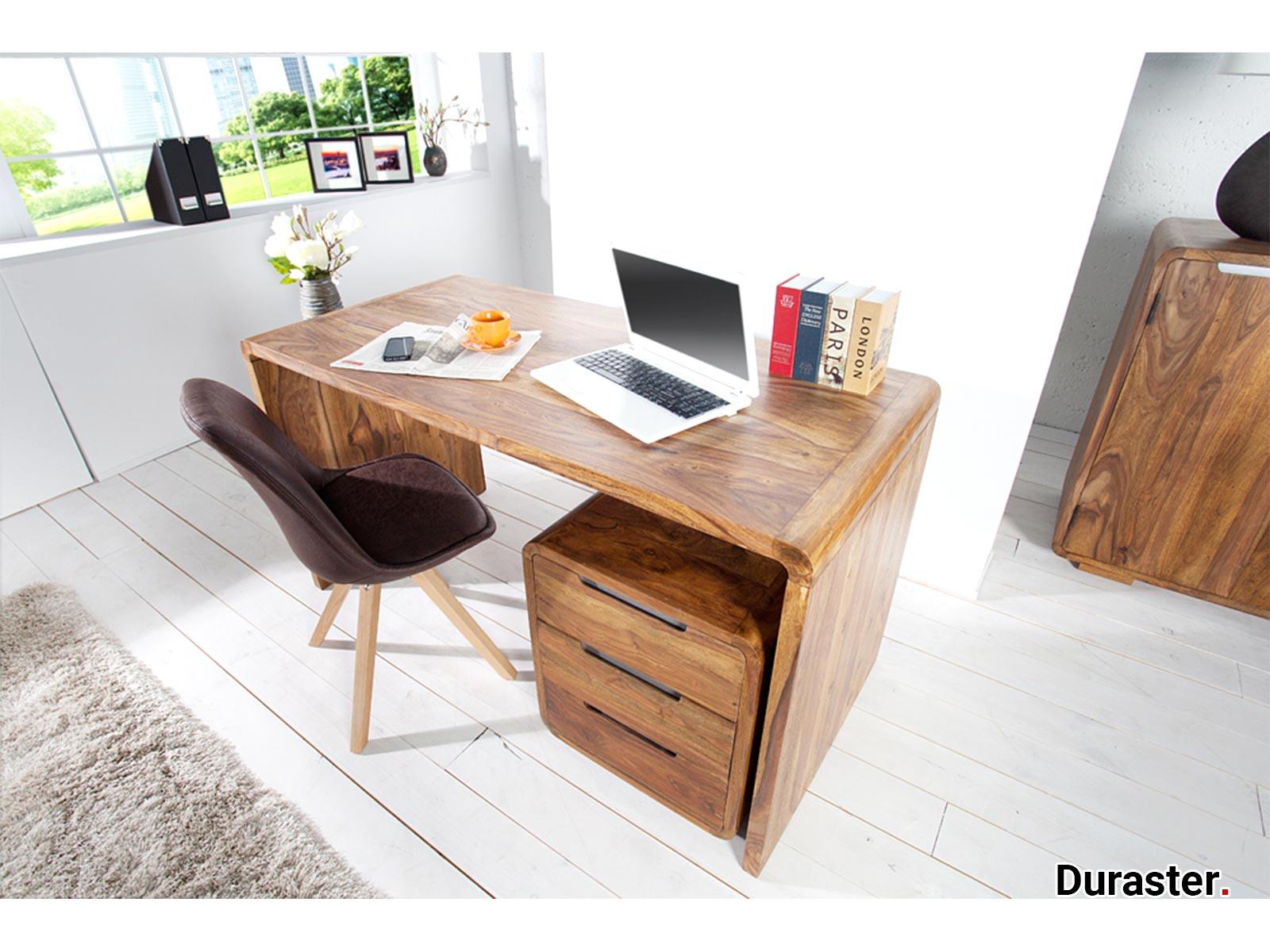 Buckingham Modern Sheesham wood Office Desk #1 - Duraster