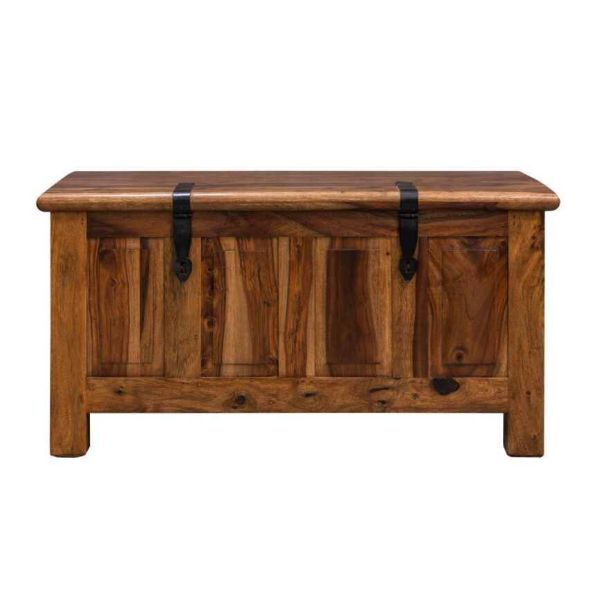 Mehran Contemporary Sheesham Wood Trunk Storage #1 - Duraster