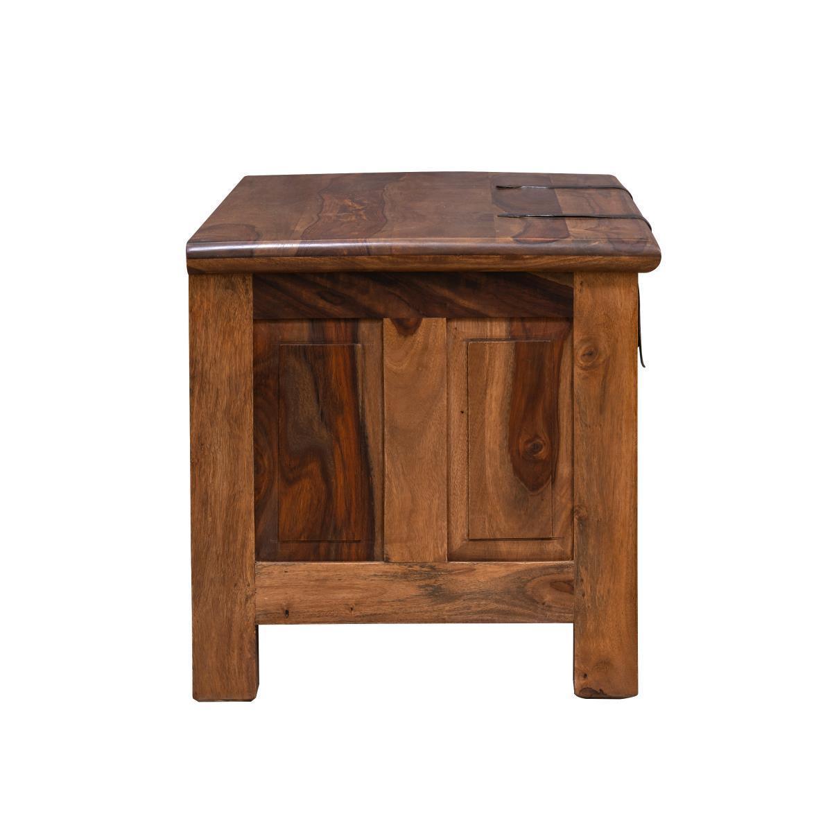 Mehran Contemporary Sheesham Wood Trunk Storage #1 - Duraster