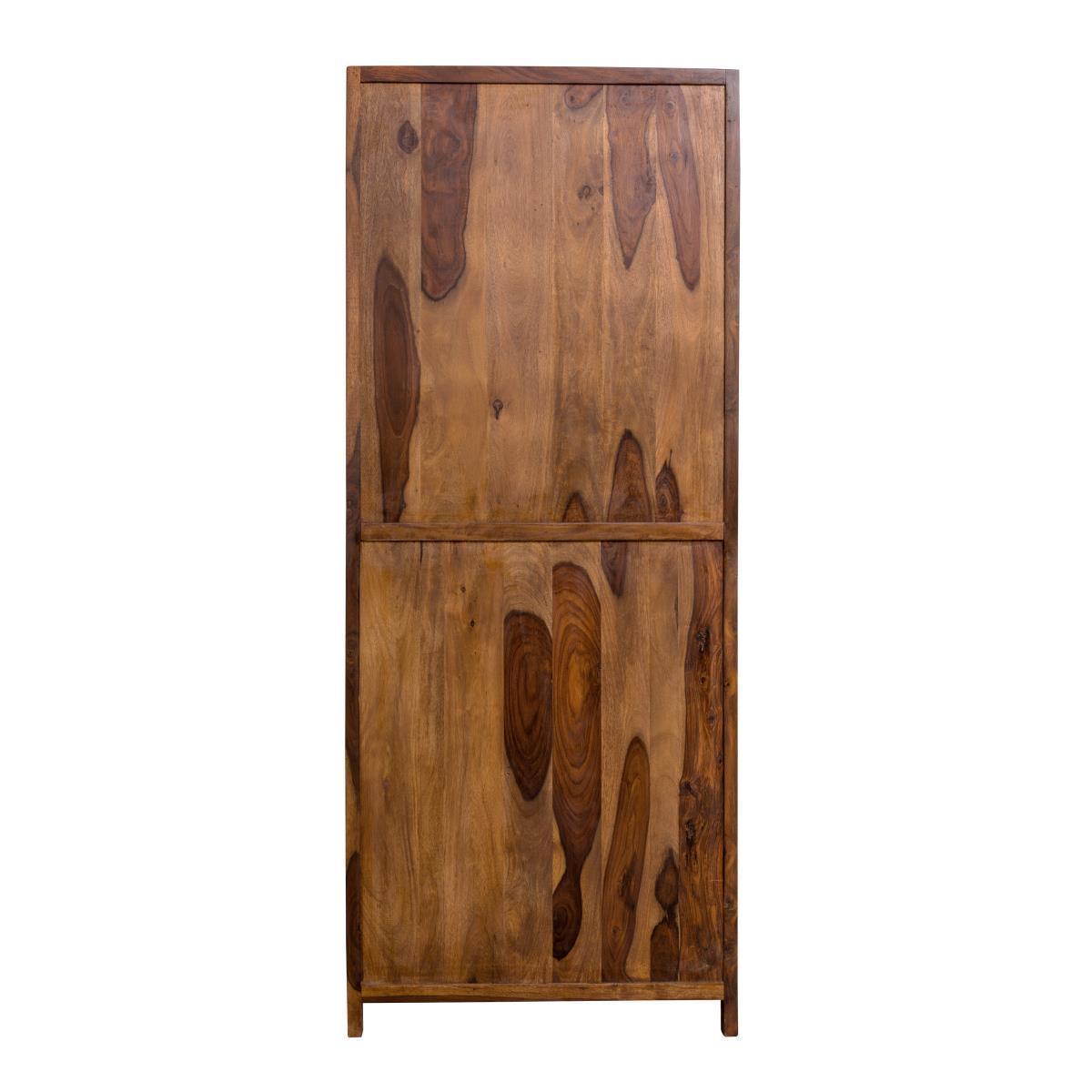Mehran Contemporary Sheesham Wood Large Ladder Bookshelf #2 - Duraster