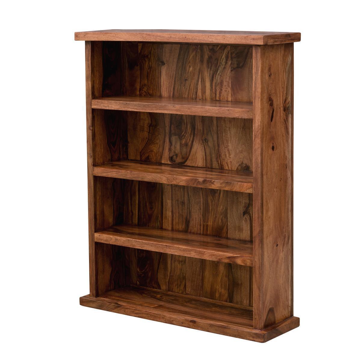 Mehran Contemporary Sheesham Wood Low Bookshelf #5 - Duraster