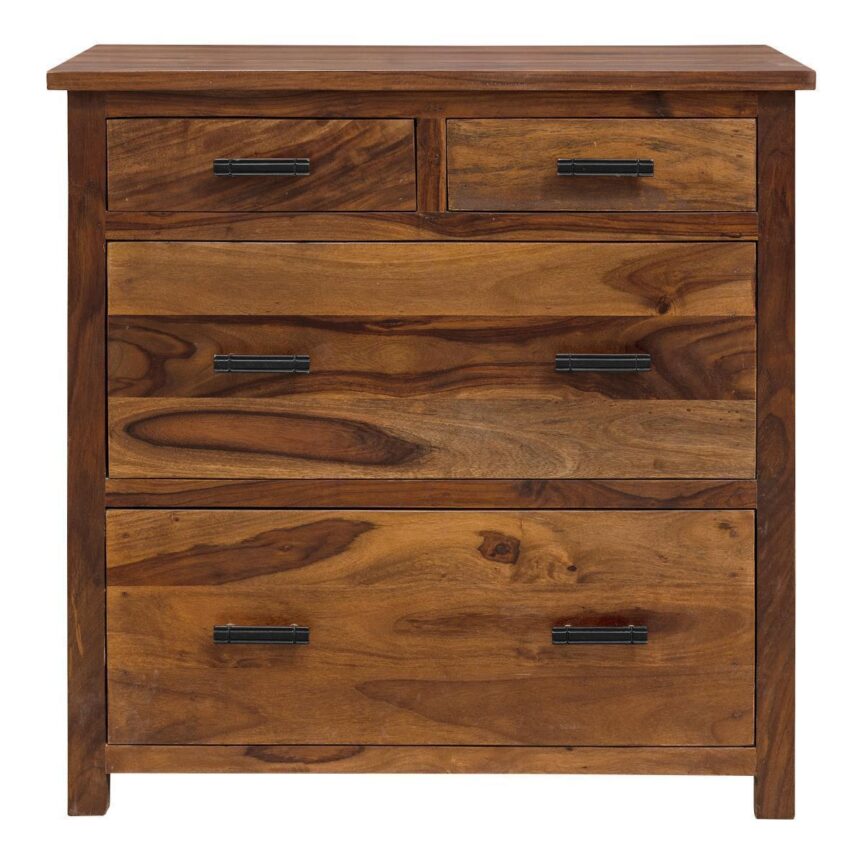 Mehran Contemporary Sheesham Wood Chest of Drawer Cabinet  #3 - Duraster
