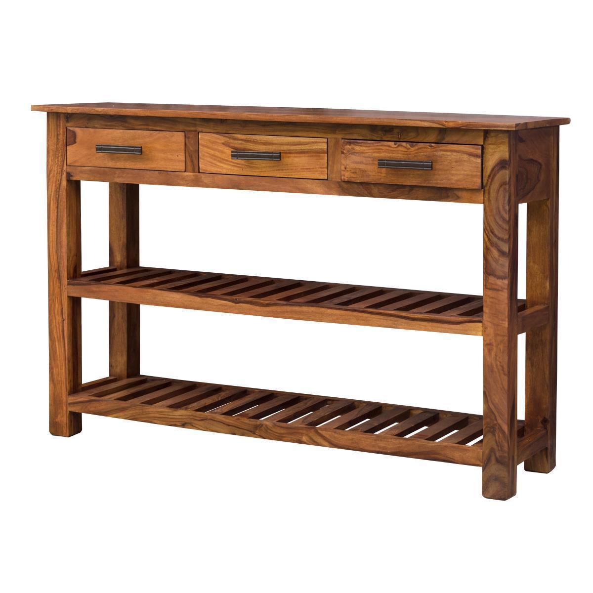 Mehran Contemporary Sheesham Wood Large Console Table #2 - Duraster