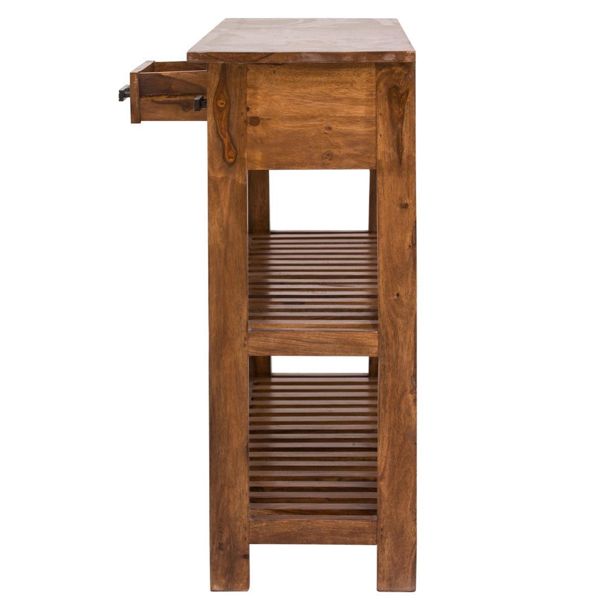 Mehran Contemporary Sheesham Wood Large Console Table #2 - Duraster