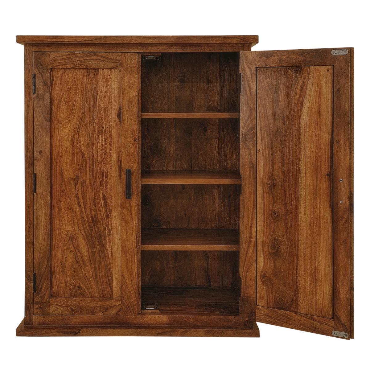 Mehran Contemporary Sheesham Wood Cupboard Cabinet #8 - Duraster