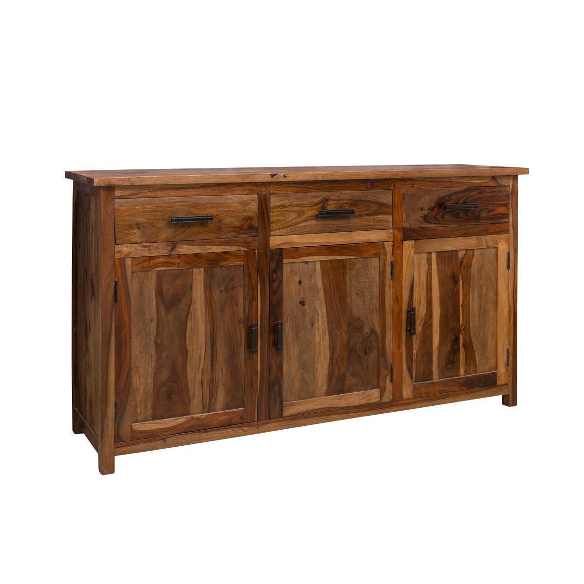 Mehran Contemporary Sheesham Wood Sideboard Cabinet #6 - Duraster