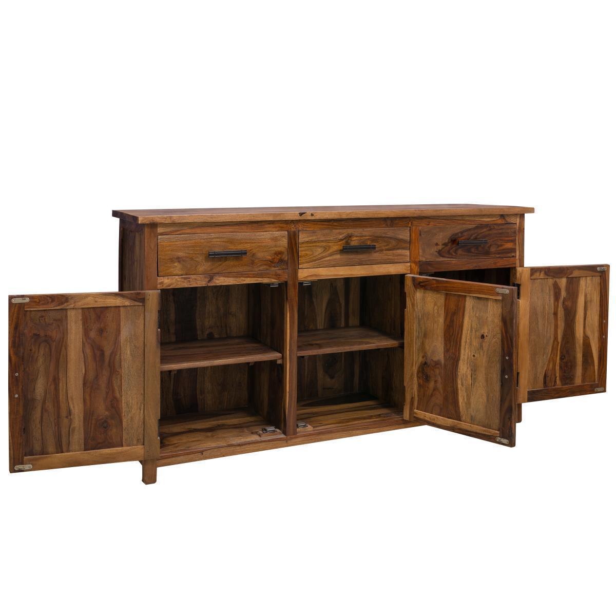 Mehran Contemporary Sheesham Wood Sideboard Cabinet #6 - Duraster