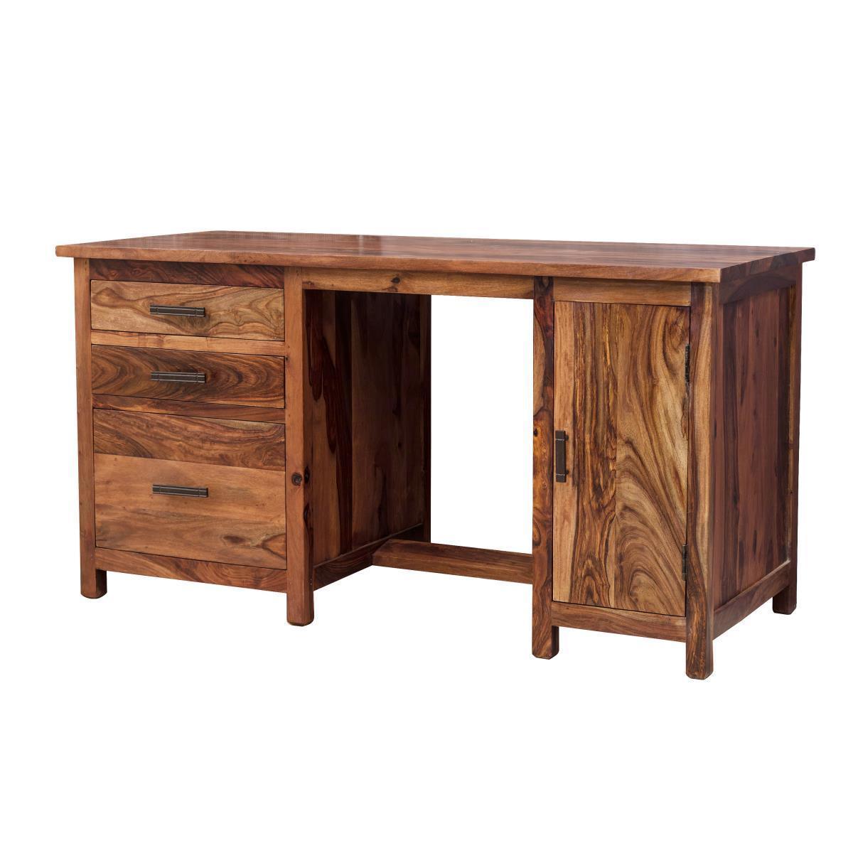 Mehran Contemporary Sheesham Wood Office Desk #2 - Duraster
