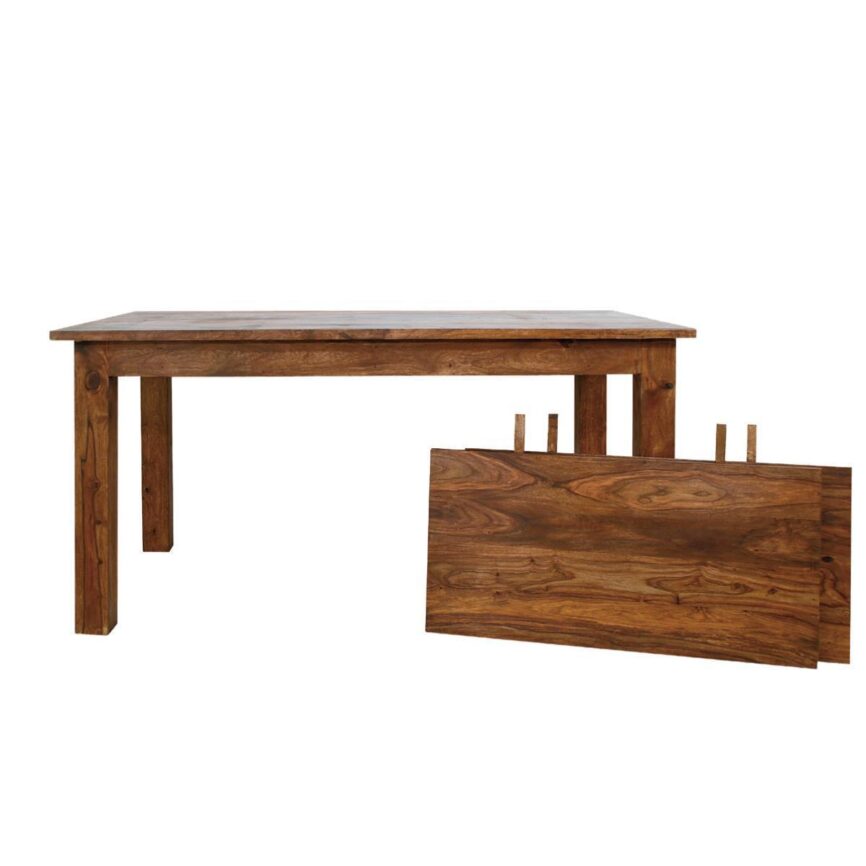 Mehran  Contemporary Sheesham Wood with Extension Panels Dining Set - Duraster