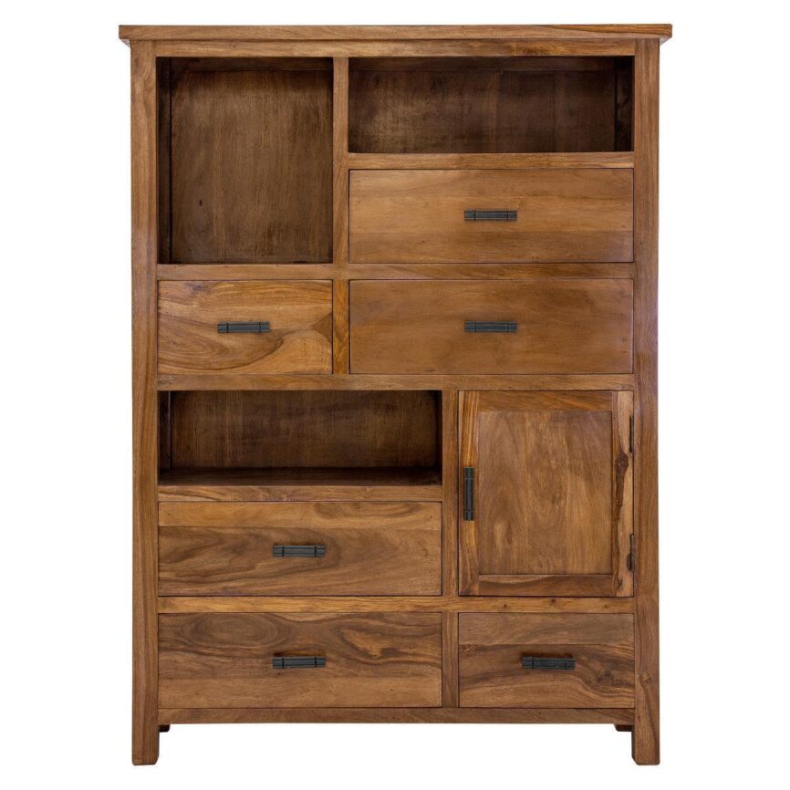 Mehran Contemporary Sheesham Wood Storage Unit Cabinet #11 - Duraster