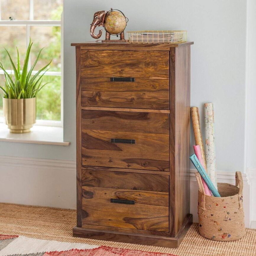 Mehran Contemporary Sheesham Wood Dresser Cabinet #2 - Duraster