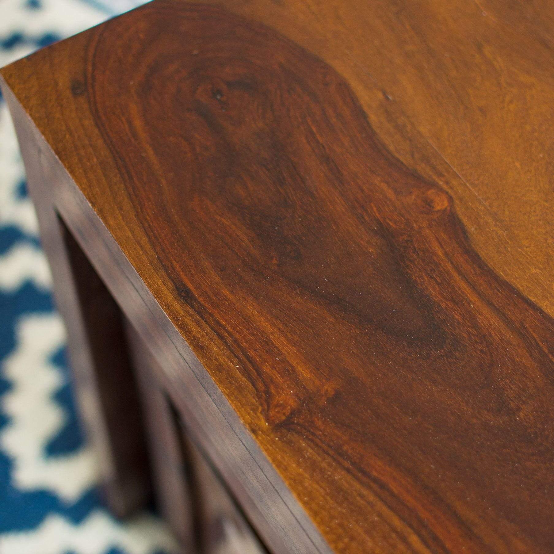 Mehran Contemporary Sheesham Wood Nest of Tables #1 - Duraster