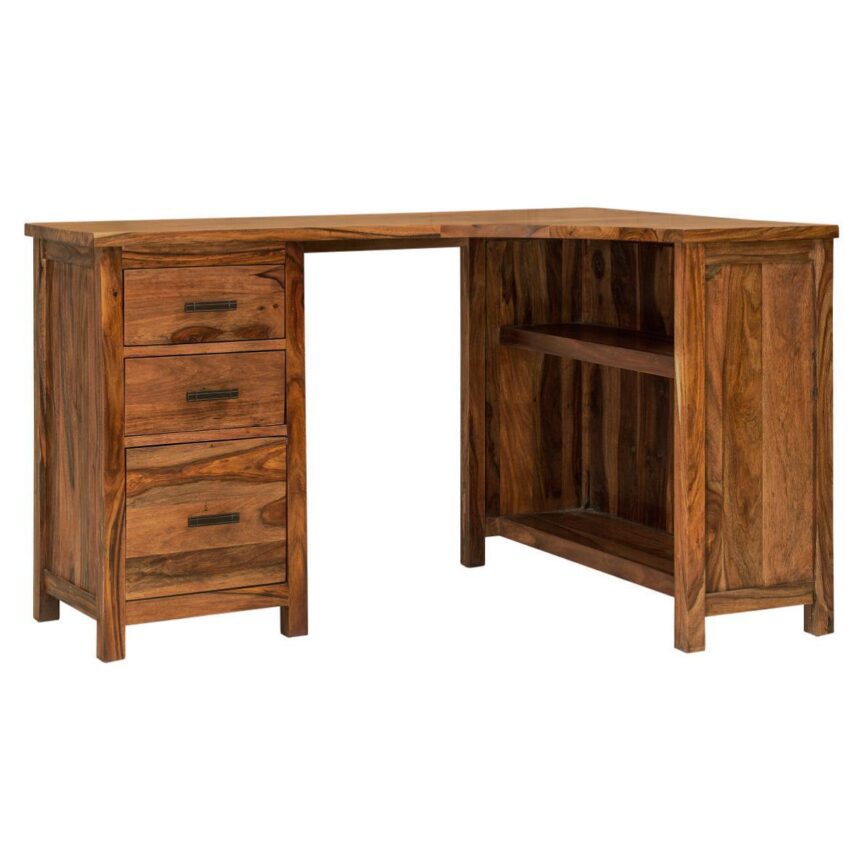 Mehran Contemporary Sheesham Wood Study Desk #1 - Duraster