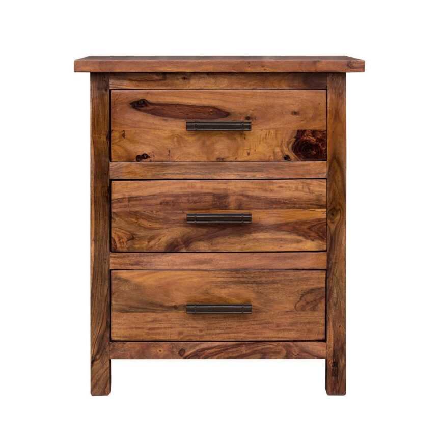 Mehranc  Contemporary Sheesham Wood Bedside Table #1 - Duraster
