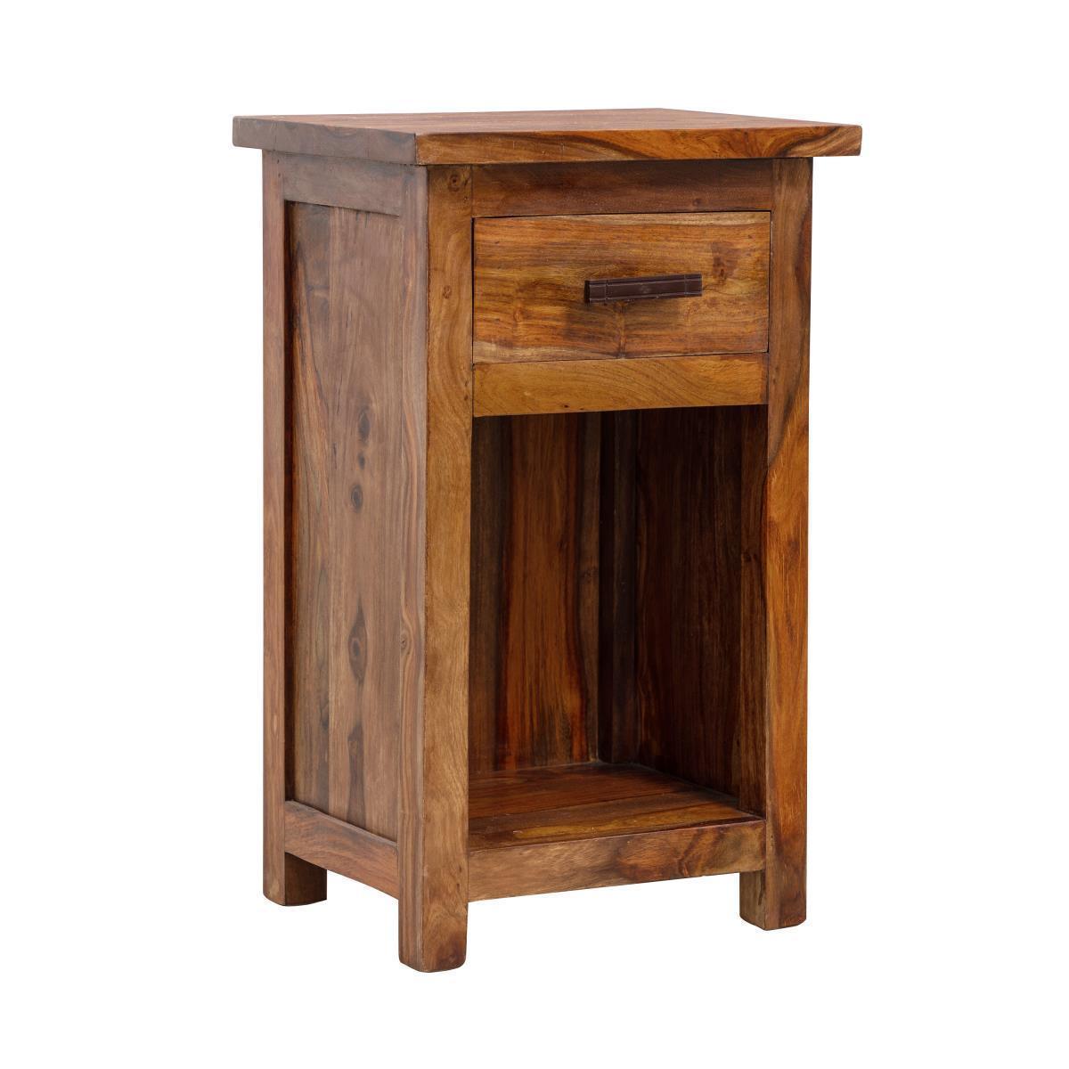 Mehran Contemporary Sheesham Wood Small Bedside #2 - Duraster