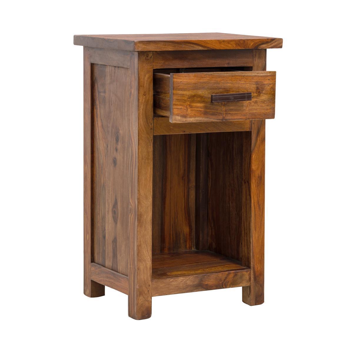 Mehran Contemporary Sheesham Wood Small Bedside #2 - Duraster