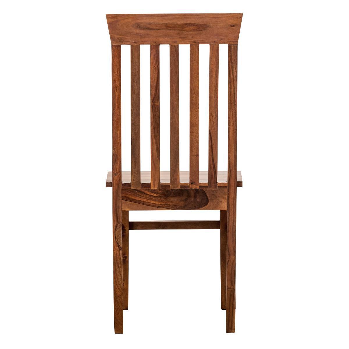 Mehran Contemporary Sheesham Wood Dining Pair of Two Chair #2 - Duraster