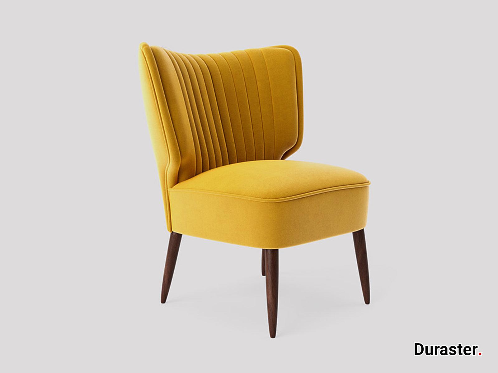 Elemantary Solid Wood Fabric Upholstered Chair #7 - Duraster