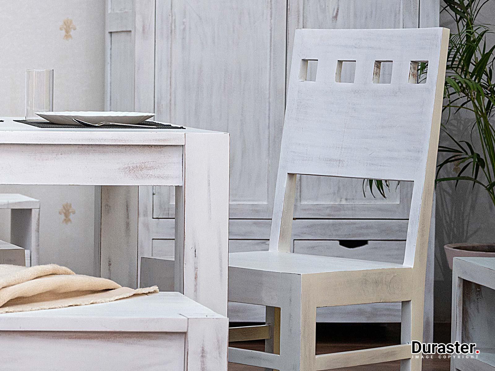 Novo Distress Solid Acacia wood Chair #1 - Duraster